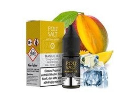 Pod Salt Mango Ice Liquid von Pod Salt - Fertig Liquid für die elektrische Zigarette