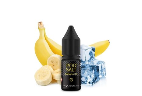 Pod Salt Banana Ice Liquid von Pod Salt - Fertig Liquid für die elektrische Zigarette