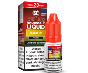Red Line Banana Ice Liquid von SC - Dann lieber dampfen