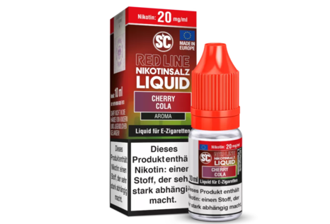 SC Nic-Salt Liquids Red Line Cherry Cola Liquid von SC - Fertig Liquid für die elektrische Zigarette