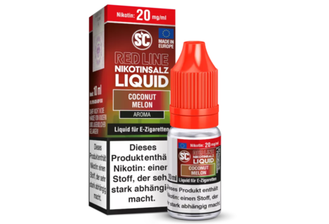 SC Nic-Salt Liquids Red Line Coconut Melon Liquid von SC - Fertig Liquid für die elektrische Zigarette