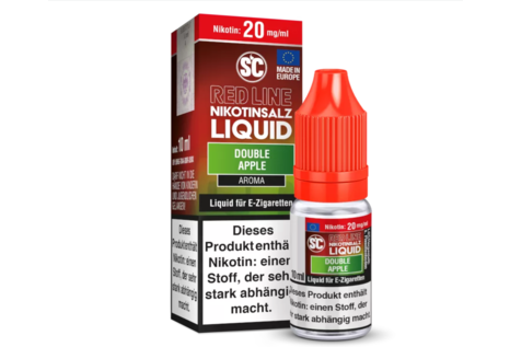 SC Nic-Salt Liquids Red Line Double Apple Liquid von SC - Fertig Liquid für die elektrische Zigarette