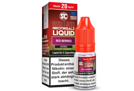SC Nic-Salt Liquids Red Line Red Berries Liquid von SC - Fertig Liquid für die elektrische Zigarette