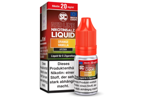 SC Red Line Orange Vanilla Liquid von SC - Fertig Liquid für die elektrische Zigarette