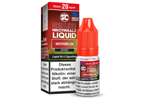 SC Red Line Watermelon Liquid von SC - Fertig Liquid für die elektrische Zigarette