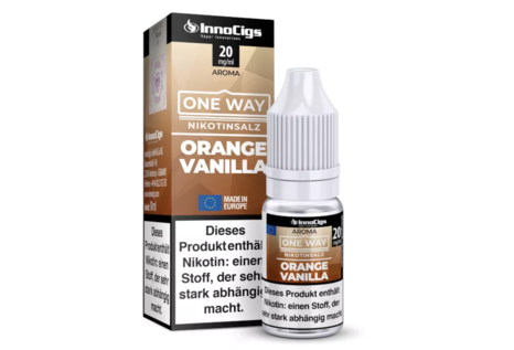 InnoCigs One Way Orange Vanilla Liquid von InnoCigs - Fertig Liquid für die elektrische Zigarette