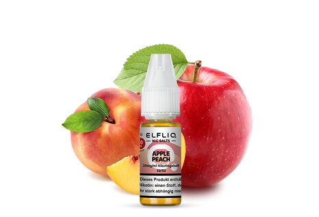 Elfliq by Elfbar Apple Peach Liquid von Elfliq by Elfbar - Fertig Liquid für die elektrische Zigarette