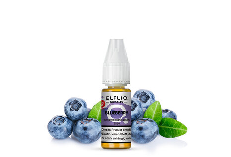 Elfliq by Elfbar Blueberry Liquid von Elfliq by Elfbar - Fertig Liquid für die elektrische Zigarette