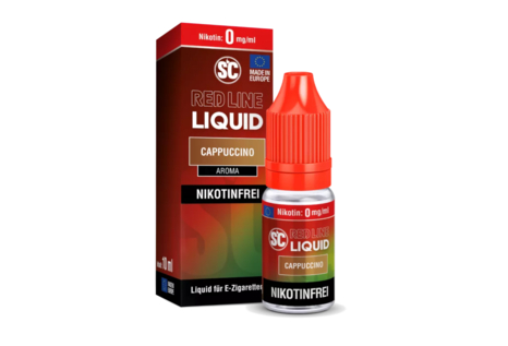SC Red Line Cappuccino Liquid von SC - Fertig Liquid für die elektrische Zigarette