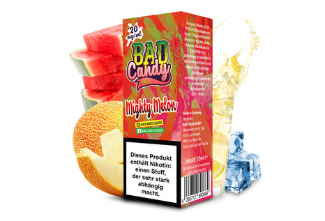 Bad Candy Liquids Mighty Melon NicSalt Liquid von Bad Candy Liquids - Fertig Liquid für die elektrische Zigarette