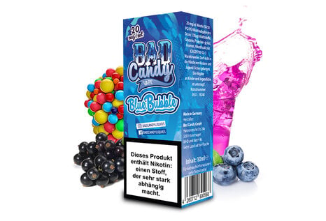 Bad Candy Liquids Blue Bubble NicSalt Liquid von Bad Candy Liquids - Fertig Liquid für die elektrische Zigarette