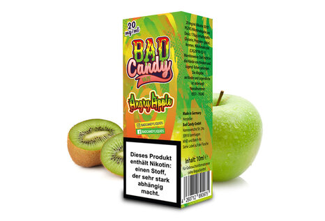 Bad Candy Liquids Angry Apple NicSalt Liquid von Bad Candy Liquids - Fertig Liquid für die elektrische Zigarette