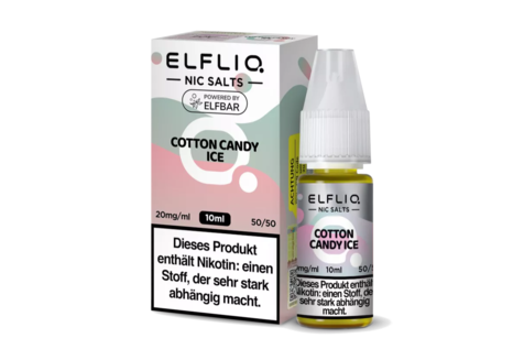 Elfliq by Elfbar Cotton Ice Candy Liquid von Elfliq by Elfbar - Fertig Liquid für die elektrische Zigarette