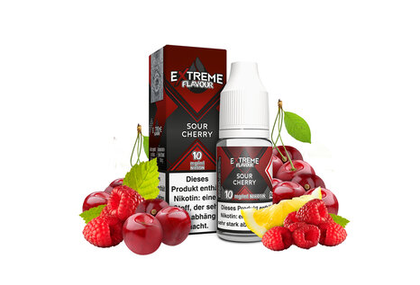 Extreme Flavour Cherry Sour Hybrid NicSalt Liquid von Extreme Flavour - Fertig Liquid für die elektrische Zigarette