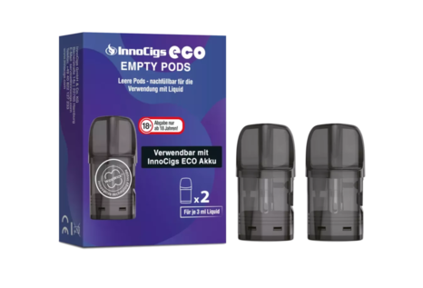 InnoCigs Eco Leer Pod (2 Stück) Clearomizer von InnoCigs