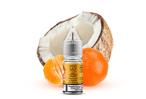 Pod Salt XTRA Sweet Tangerine Coconut Liquid von Pod Salt - Fertig Liquid für die elektrische Zigarette