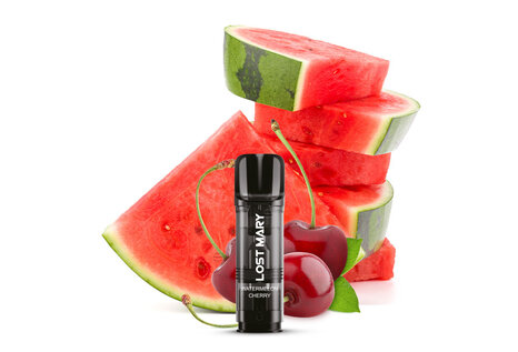 Lost Mary Watermelon Cherry Tappo Pod(2 Pods mit 2ml Liquid) von Lost Mary - Fertig Liquid für die elektrische Zigarette