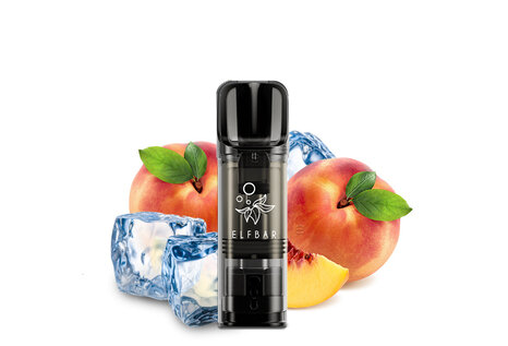 Elfbar Peach ICE Elfa CP Pod(2 Pods mit 2ml Liquid) von Elfbar - Fertig Liquid für die elektrische Zigarette