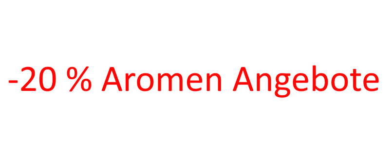 Angebot Aromen -20%