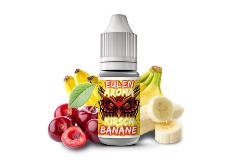 Eulen Aroma Kirsch Banane 10 ml Aroma von Eulen Aroma - Aroma zum Liquid Mischen mit einer Base