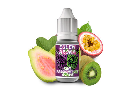 Eulen Aroma Kiwi Passionfruit Guava 10 ml Aroma von Eulen Aroma - Aroma zum Liquid Mischen mit einer Base