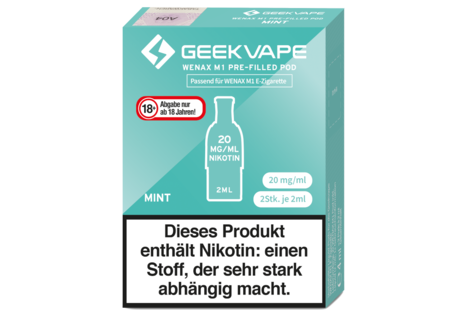 GeekVape Mint Wenax M1 Pre - Fertig Liquid für die elektrische Zigarette