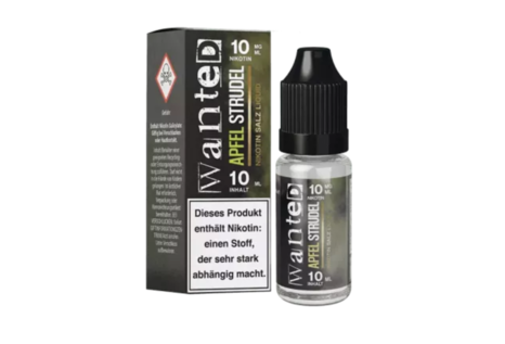 WanteD Apfelstrudel Liquid von WanteD - Fertig Liquid für die elektrische Zigarette