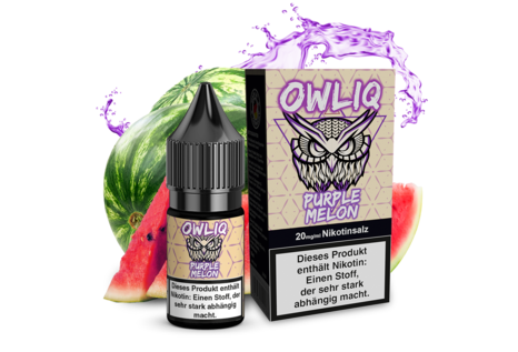 OWLIQ Purple Melon Liquid von OWLIQ - Fertig Liquid für die elektrische Zigarette