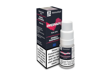 OVERVAPE Double Raspberry Liquid von OVERVAPE - Fertig Liquid für die elektrische Zigarette