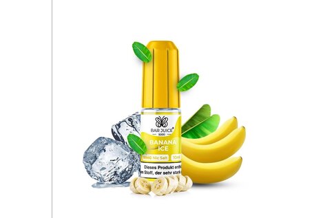 Bar Juice 5000 Banana Ice NicSalt Liquid von Bar Juice 5000 - Fertig Liquid für die elektrische Zigarette