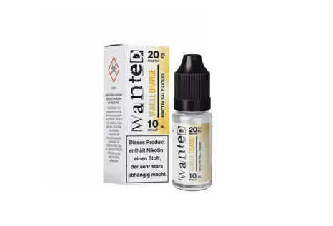 WanteD Vanille Orange Liquid von WanteD - Fertig Liquid für die elektrische Zigarette