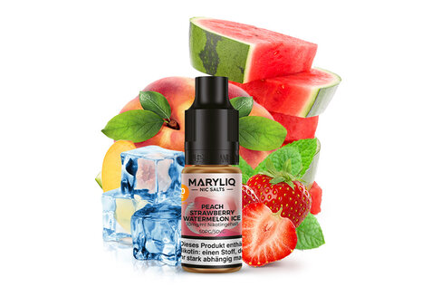 Lost Mary Peach Strawberry Watermelon Ice MARYLIQ Liquid von Lost Mary - Fertig Liquid für die elektrische Zigarette