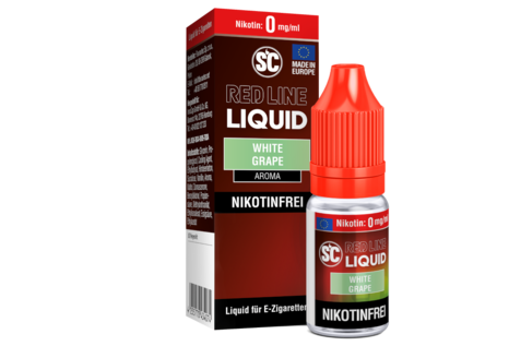 SC Nic-Salt Liquids Red Line White Grape Liquid von SC - Fertig Liquid für die elektrische Zigarette