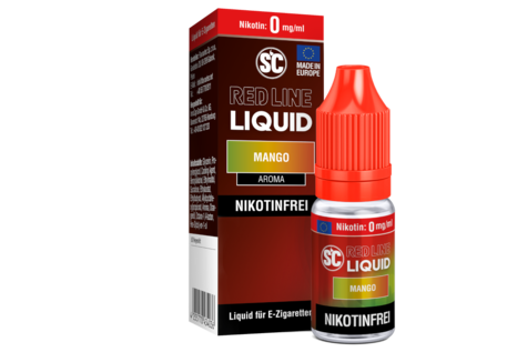 SC Nic-Salt Liquids Red Line Mango Liquid von SC - Fertig Liquid für die elektrische Zigarette