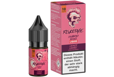 Revoltage Laser Lychee Hybrid NicSalt Liquid von Revoltage - Fertig Liquid für die elektrische Zigarette