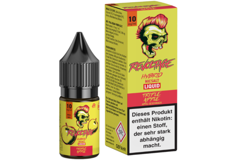 Revoltage Triple Apple Hybrid NicSalt Liquid von Revoltage - Fertig Liquid für die elektrische Zigarette