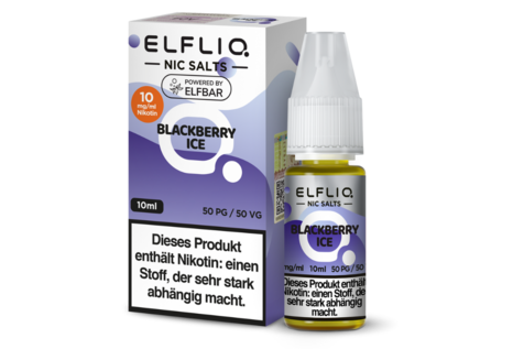 Elfliq by Elfbar Blackberry Ice Liquid von Elfliq by Elfbar - Fertig Liquid für die elektrische Zigarette