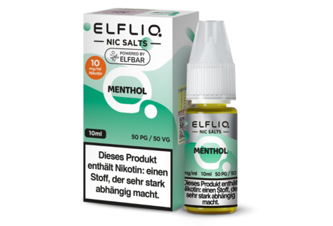 Elfliq by Elfbar Menthol Liquid von Elfliq by Elfbar - Fertig Liquid für die elektrische Zigarette