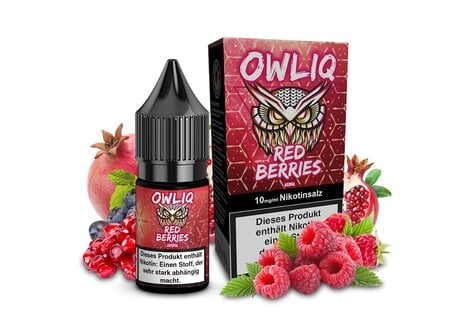 OWLIQ Red Berries Liquid von OWLIQ - Fertig Liquid für die elektrische Zigarette
