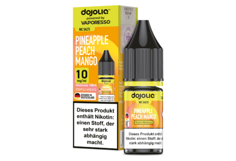 Vaporesso Pineapple Peach Mango Liquid von dojoliq by Vaporesso - Fertig Liquid für die elektrische Zigarette