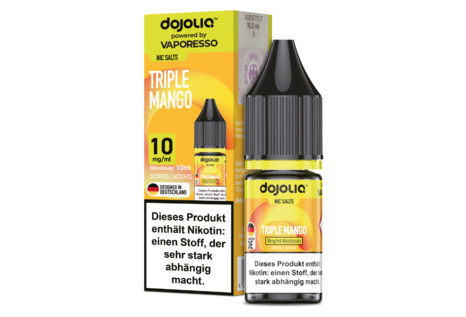 Vaporesso Triple Mango Liquid von dojoliq by Vaporesso - Fertig Liquid für die elektrische Zigarette