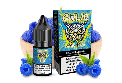 OWLIQ Sour Blue Liquid von OWLIQ - Fertig Liquid für die elektrische Zigarette