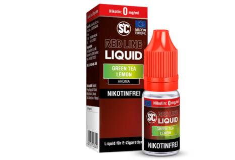 SC Nic-Salt Liquids Red Line Green Tea Lemon Liquid von SC - Fertig Liquid für die elektrische Zigarette