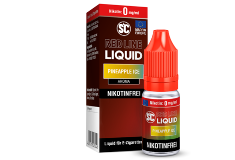 SC Nic-Salt Liquids Red Line Pineapple Ice Liquid von SC - Fertig Liquid für die elektrische Zigarette