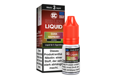 SC Red Line Guava Raspberry Freebase Liquid von SC - Fertig Liquid für die elektrische Zigarette