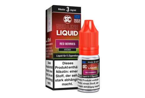 SC Red Line Red Berries Freebase Liquid von SC - Fertig Liquid für die elektrische Zigarette