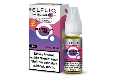 Elfliq by Elfbar Blackberry Cherry Liquid von Elfliq by Elfbar - Fertig Liquid für die elektrische Zigarette