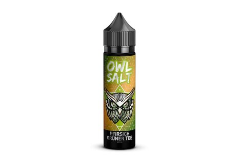 OWL Salt  Pfirsich Grüner Tee Aroma von OWL Salt - Aroma zum Liquid Mischen mit einer Base