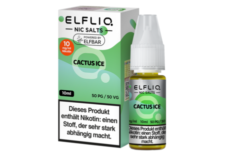 Elfliq by Elfbar Cactus Ice Liquid von Elfliq by Elfbar - Fertig Liquid für die elektrische Zigarette
