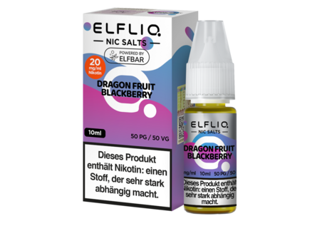 Elfliq by Elfbar Dragon Fruit Blackberry Liquid von Elfliq by Elfbar - Fertig Liquid für die elektrische Zigarette